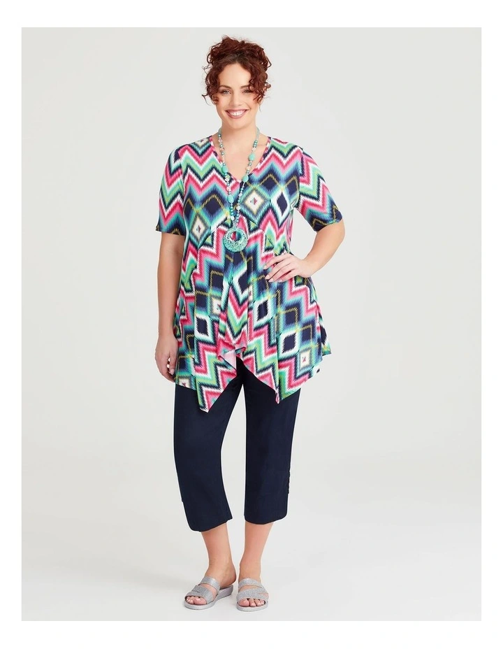 Sandy Print Tunic in Multi Brights image 3
