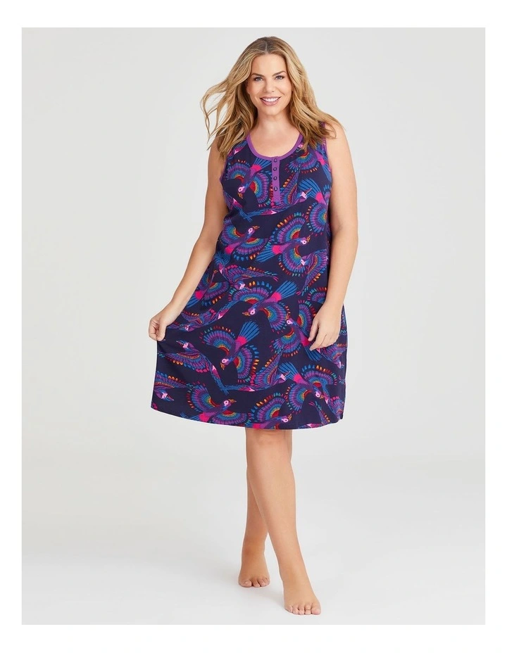 Australian Cotton Nightie in Print image 1