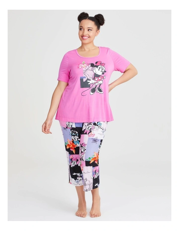 Minnie Endless Summer Pyjama Top in Rose Pink image 3