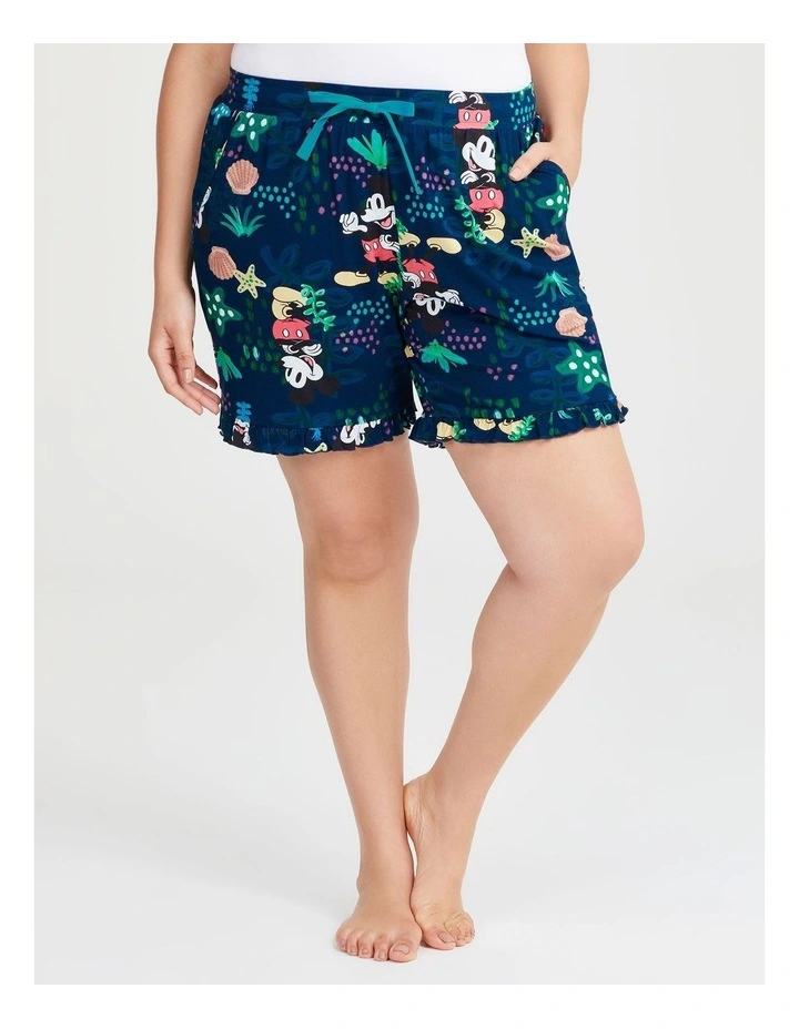 Mickey Seashore Pyjama Shorts in Print image 1
