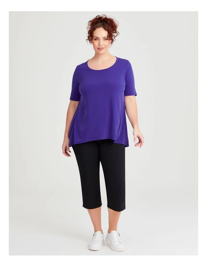 Strive Scoop Neck Top in Iris image 3
