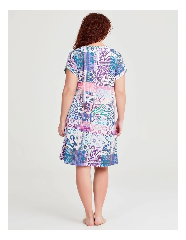 Bamboo Paisley Nightie in Print image 2
