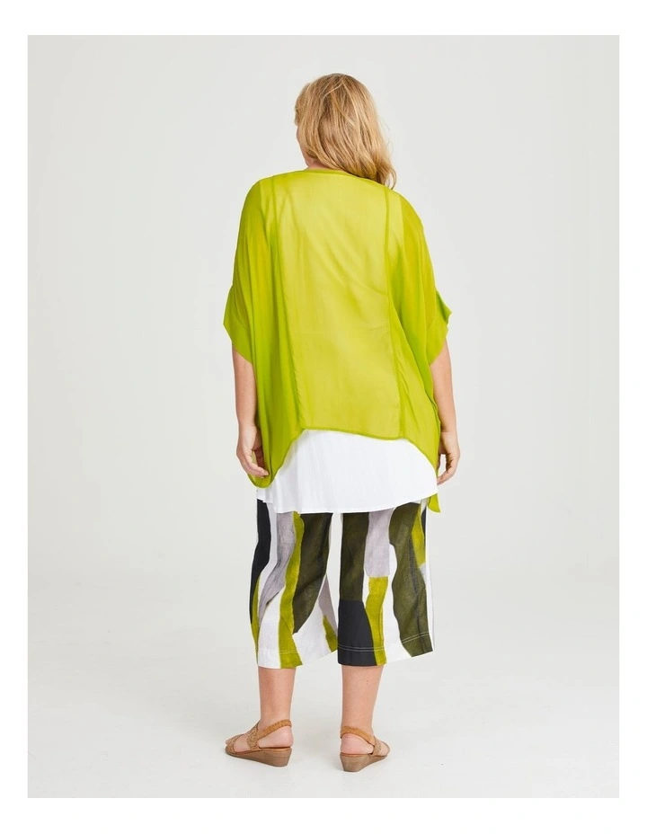 Take A Bow Top in Oasis Green image 2