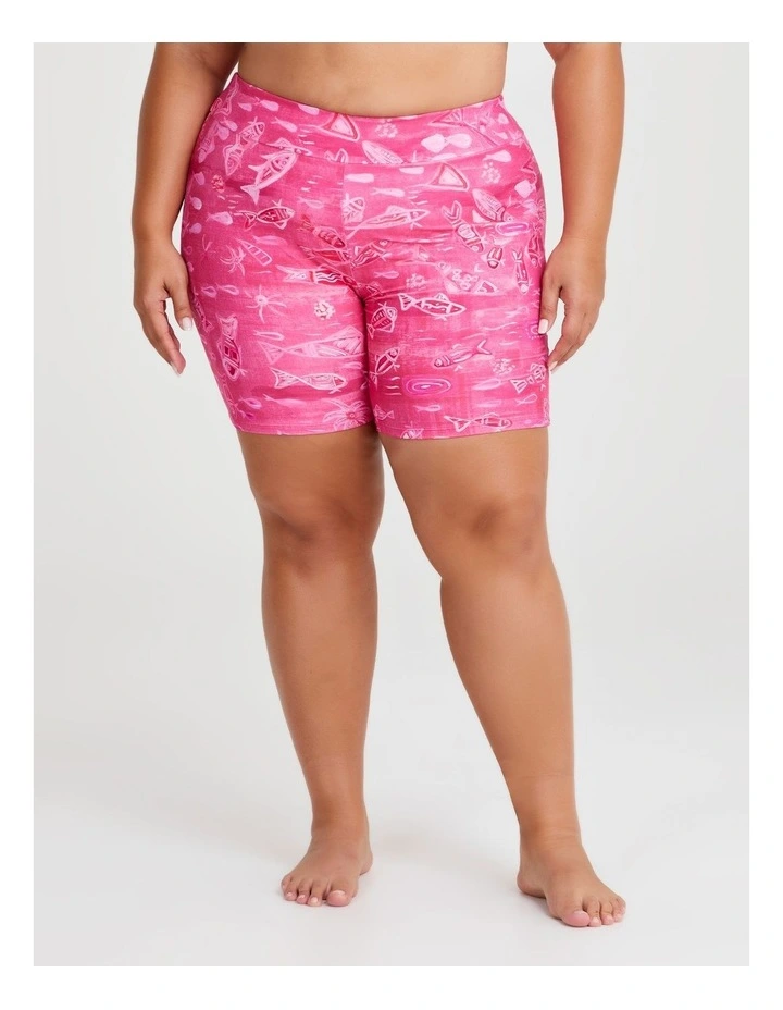 Elverina Daba Swim Shorts in Pink image 1