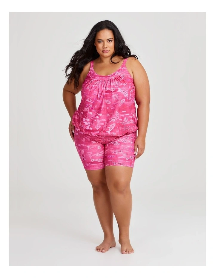 Elverina Daba Swim Shorts in Pink image 3