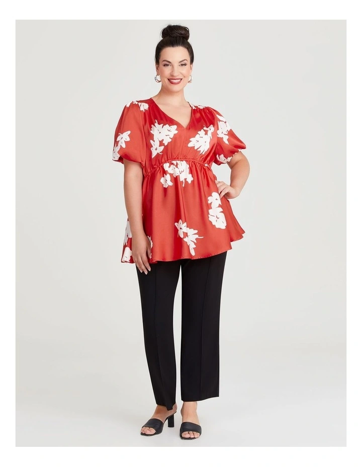 Lady Jane Floral Top in Multi image 2