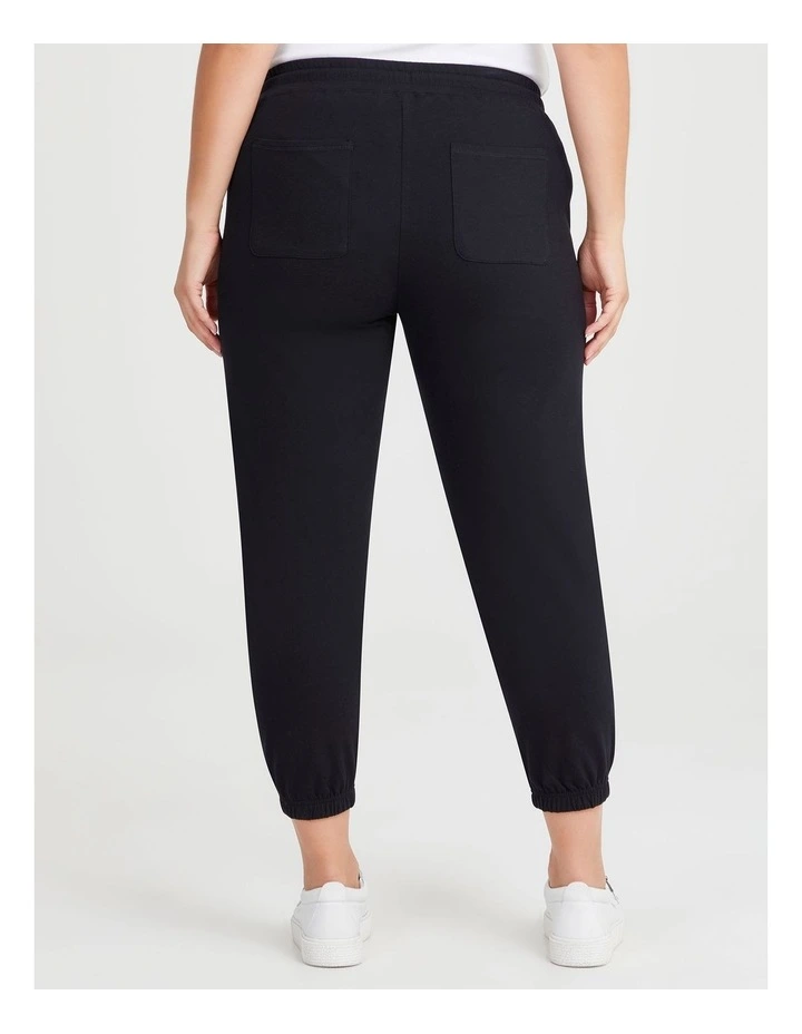 Cotton Logo Trackpant in Navy image 2