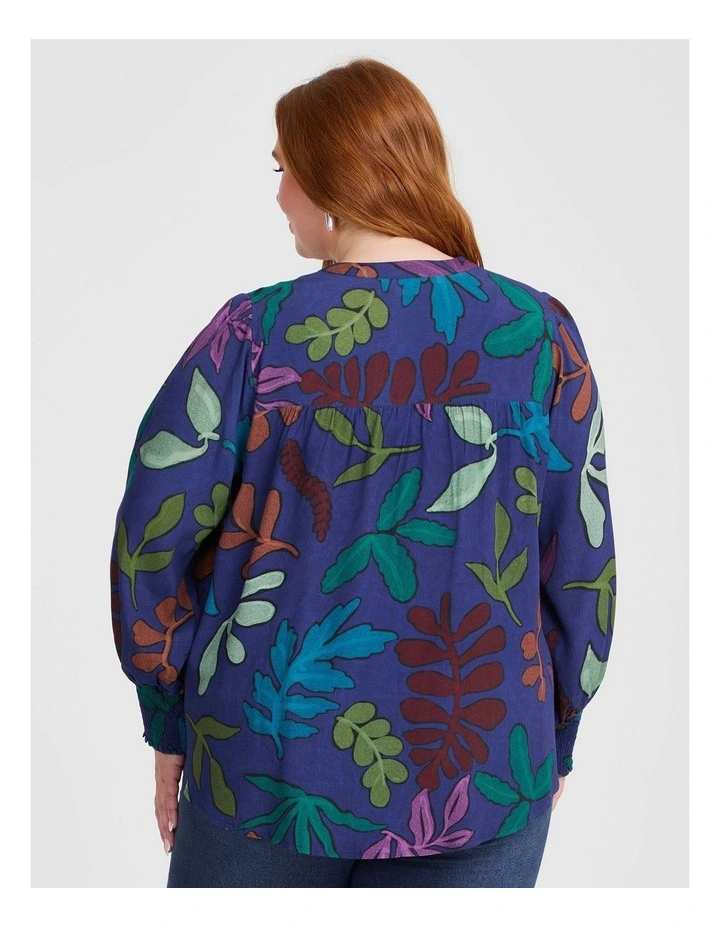 Natural Luminous Nightfall Top in Multi image 2