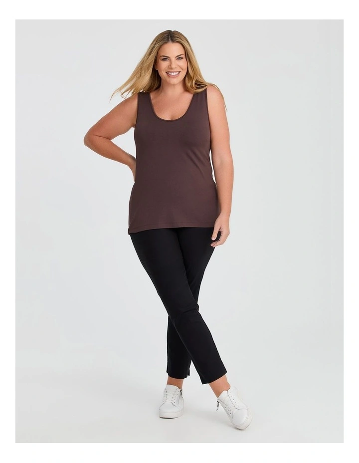 Bamboo Base Cami in Hot Chocolate image 3