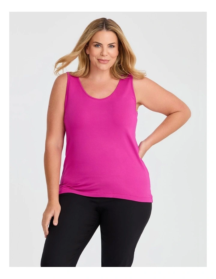 Bamboo Base Cami in Violet Pink image 1