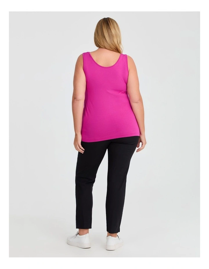 Bamboo Base Cami in Violet Pink image 2