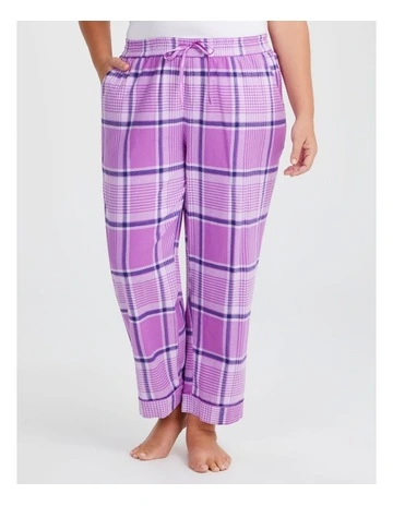 Flannelette Check Pyjama Pant Check