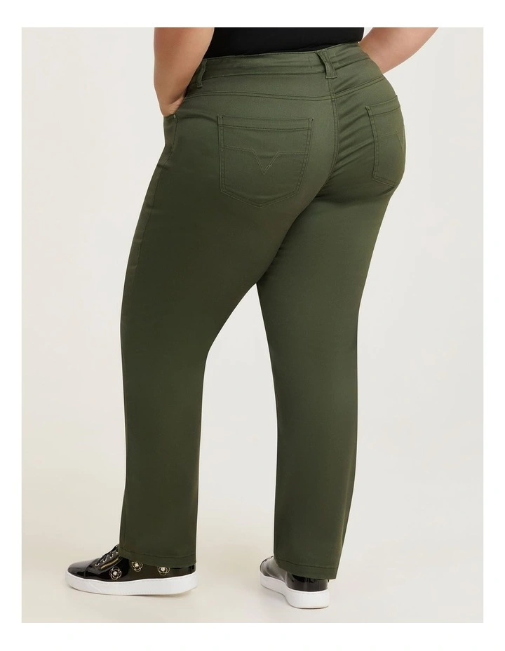 The Luxe Looker Jean in Jungle Green image 2