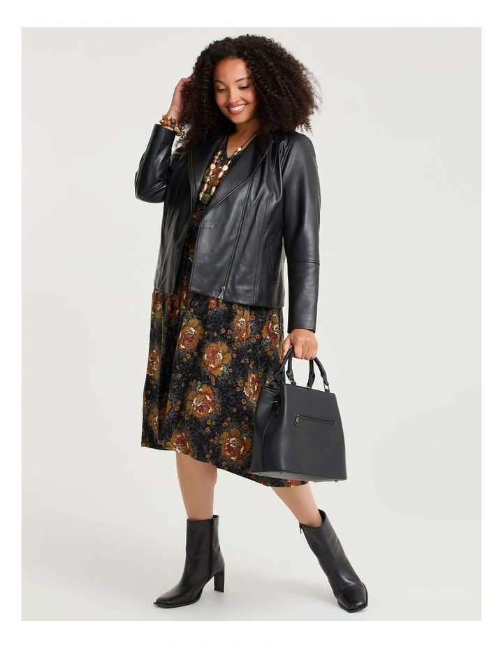 Lily Floral Dress Black Floral image 4