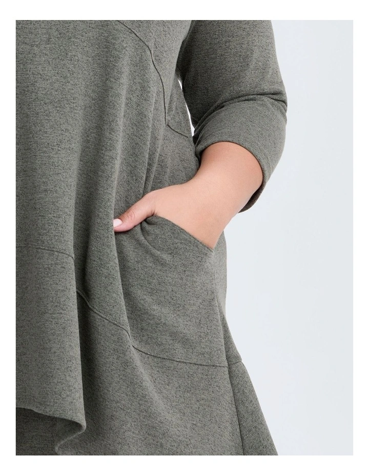 Snug Pocket Tunic Dark Olive image 3