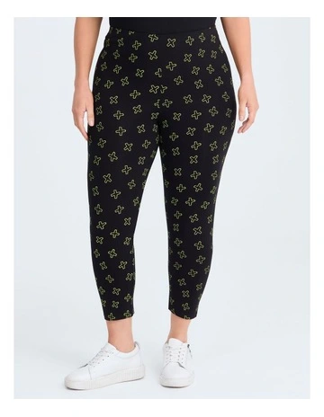 Natural Casey Xx Legging Black/print