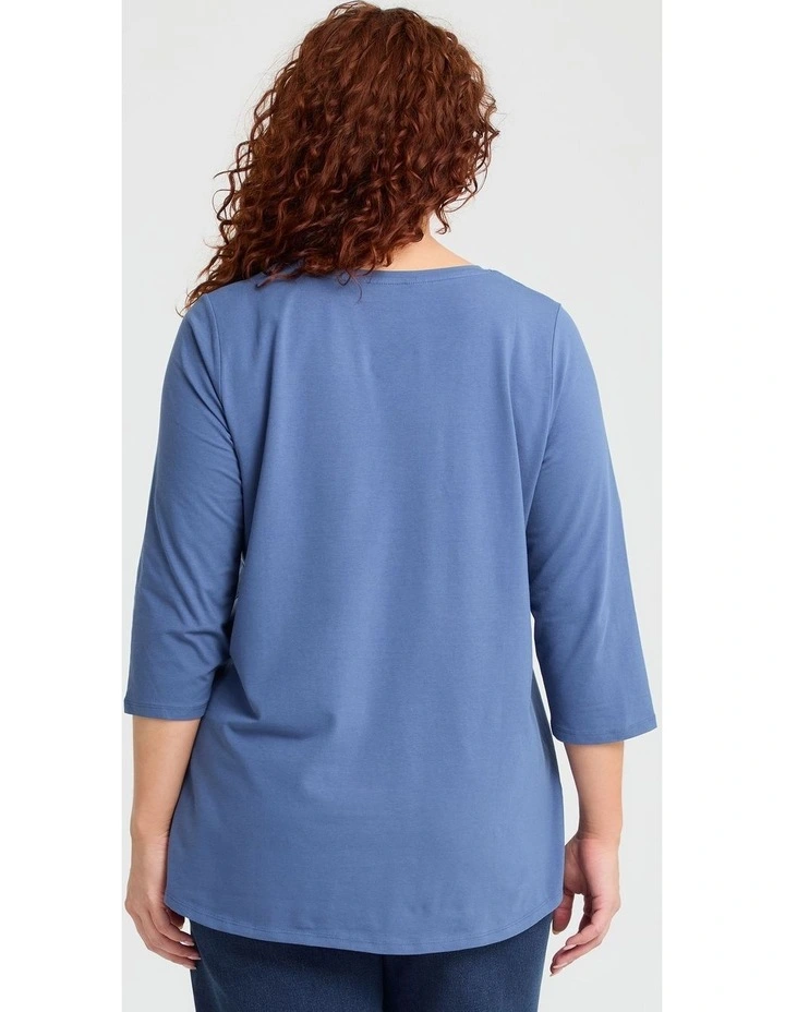 Good Earth Australian Cotton 3/4 T-Shirt image 2