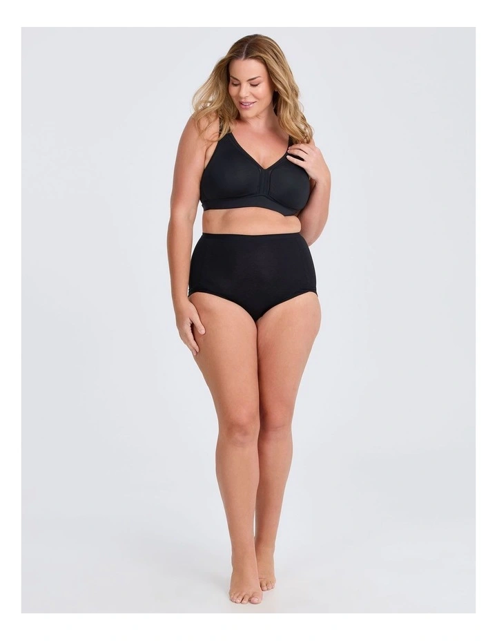 Wirefree Cooling Lounge Bra in Black image 3