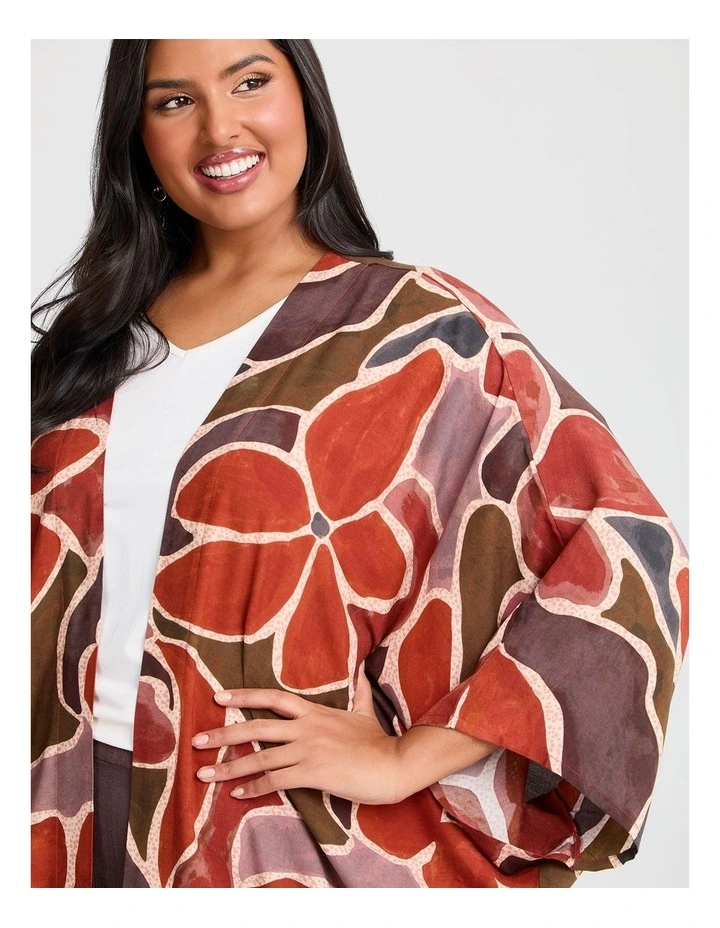 Abstract Flower Cape in Multi image 3