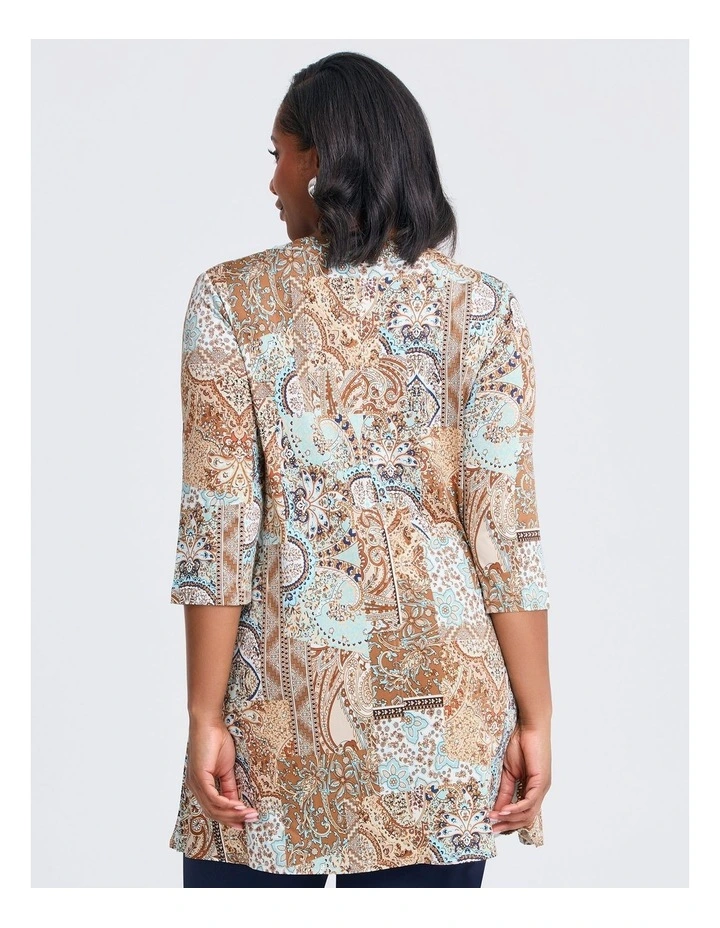 Cara Paisley Tunic in Multi image 2