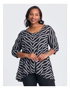 Jacquard Tunic in Multi