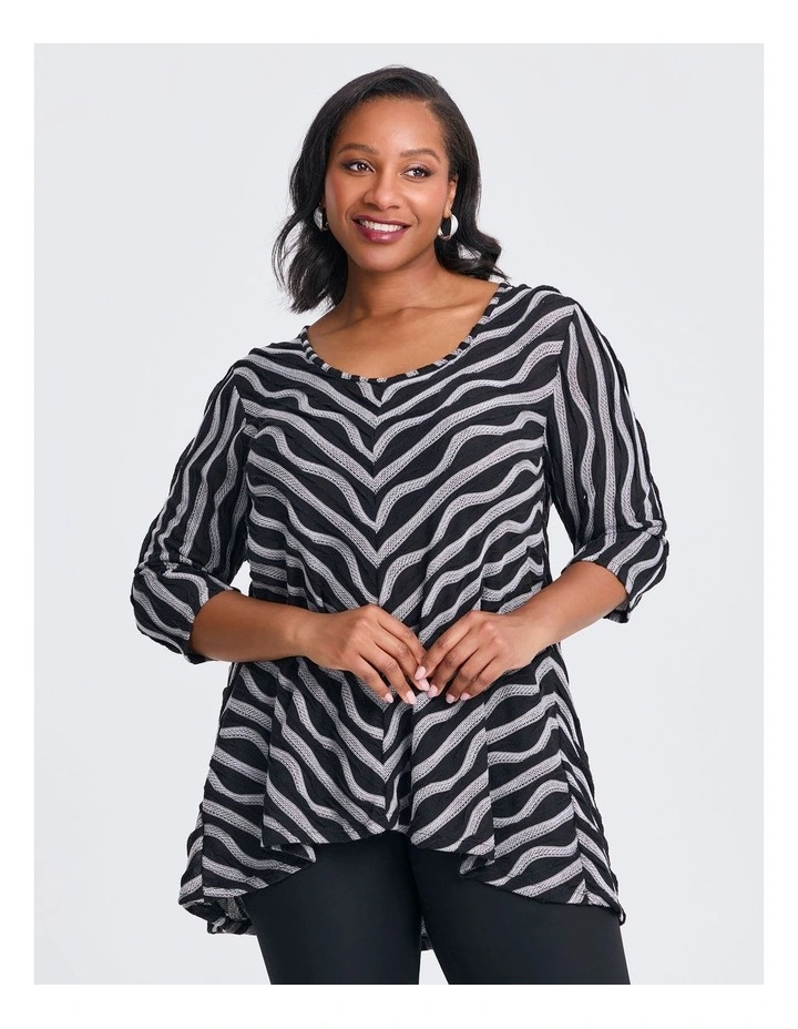 Jacquard Tunic in Multi image 1