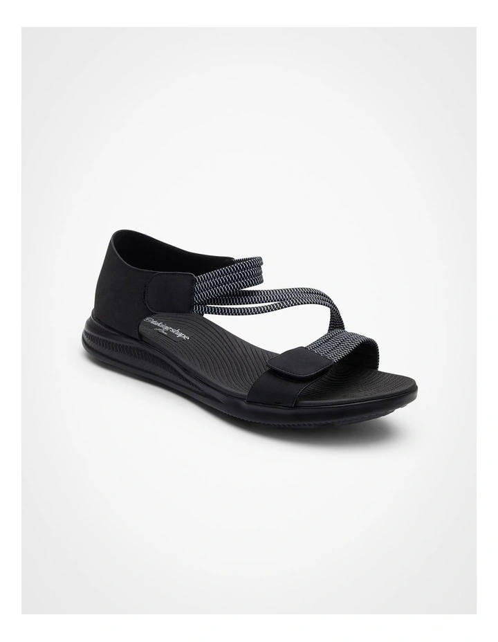 Closed Back Flex Sandal in Black image 2