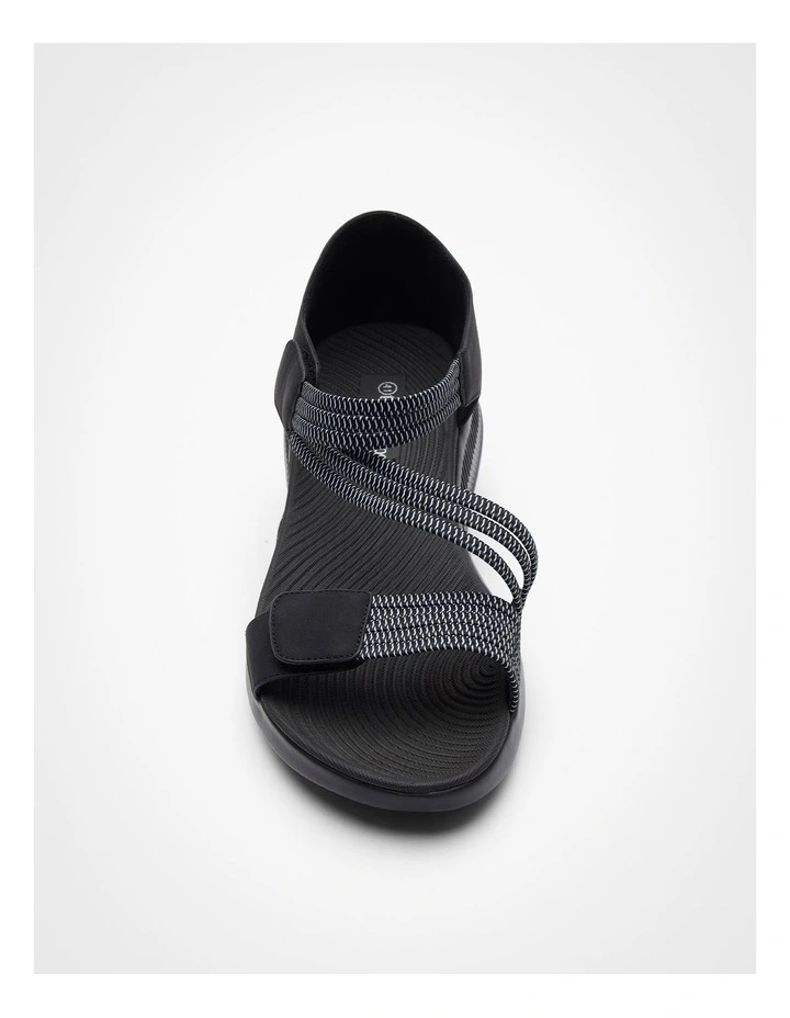 Closed Back Flex Sandal in Black image 3