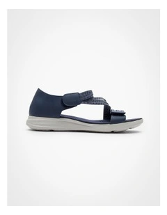 Closed Back Flex Sandal in Navy