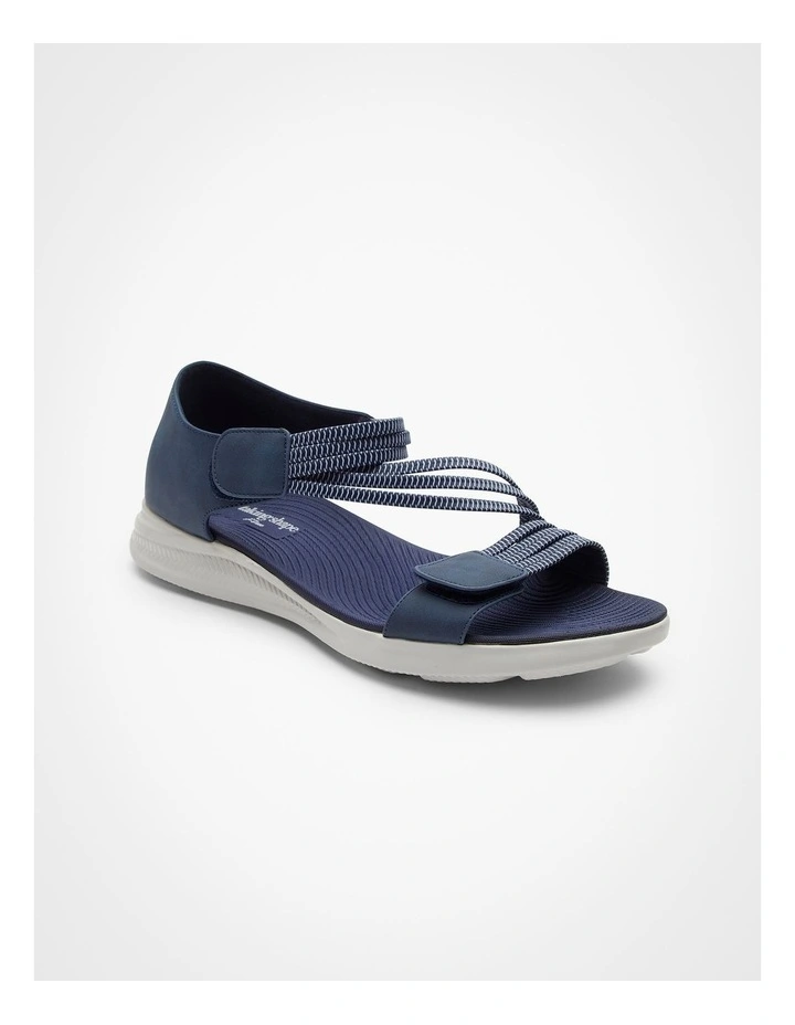 Closed Back Flex Sandal in Navy image 2