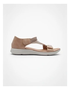 Closed Back Flex Sandal in Blush