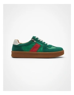 Aurora Zip Sneaker in Green