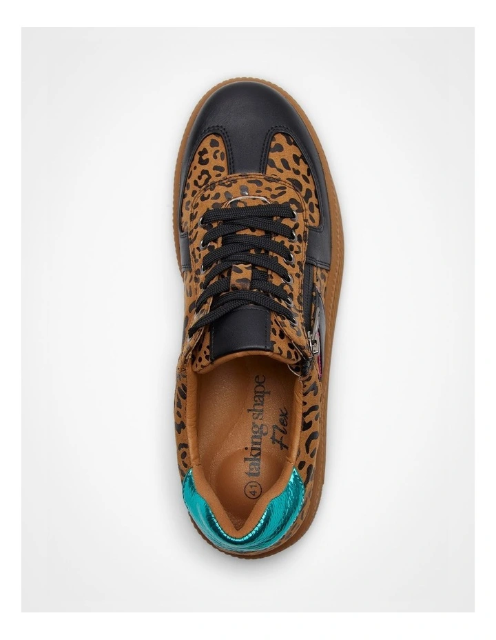 Aurora Zip Sneaker in Multi image 4