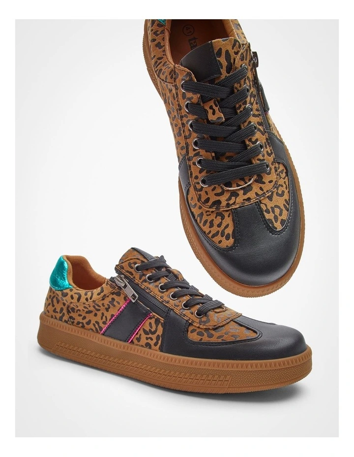 Aurora Zip Sneaker in Multi image 5