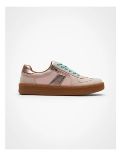 Aurora Zip Sneaker in Blush
