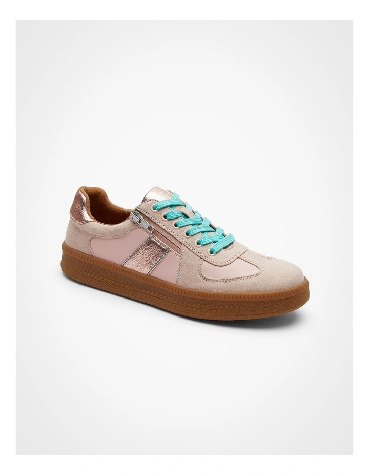 Aurora Zip Sneaker in Blush image 2