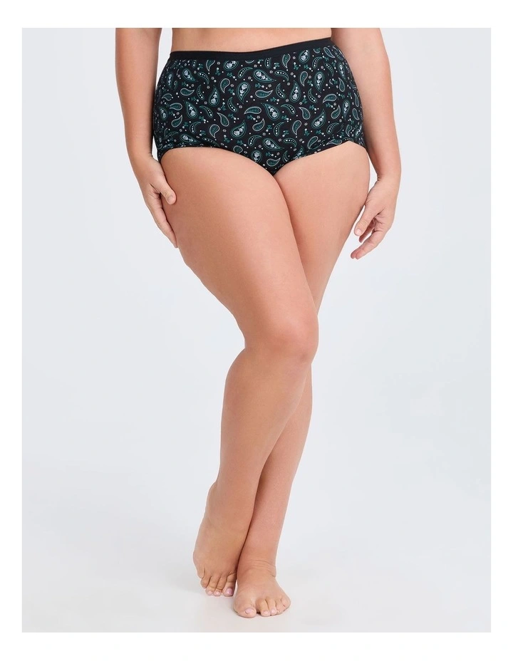 2Pk Bamboo Paisley Briefs Paisley Print image 2