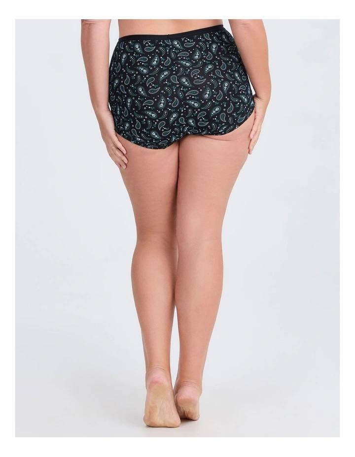 2Pk Bamboo Paisley Briefs Paisley Print image 3