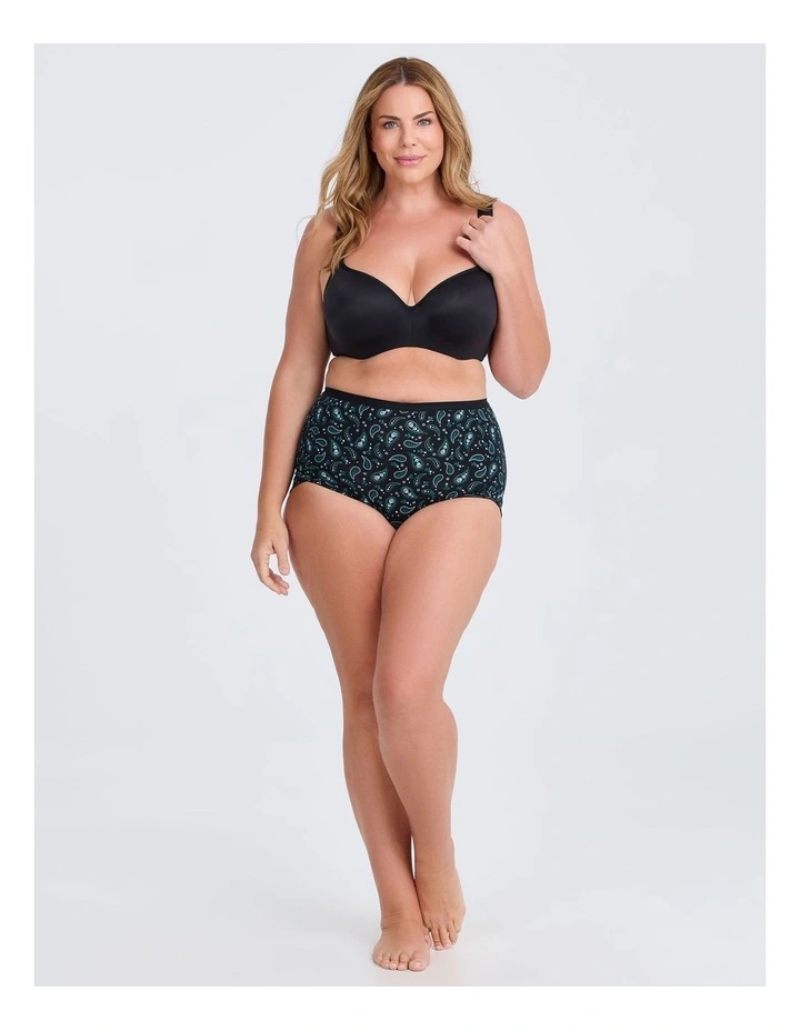 2Pk Bamboo Paisley Briefs Paisley Print image 4