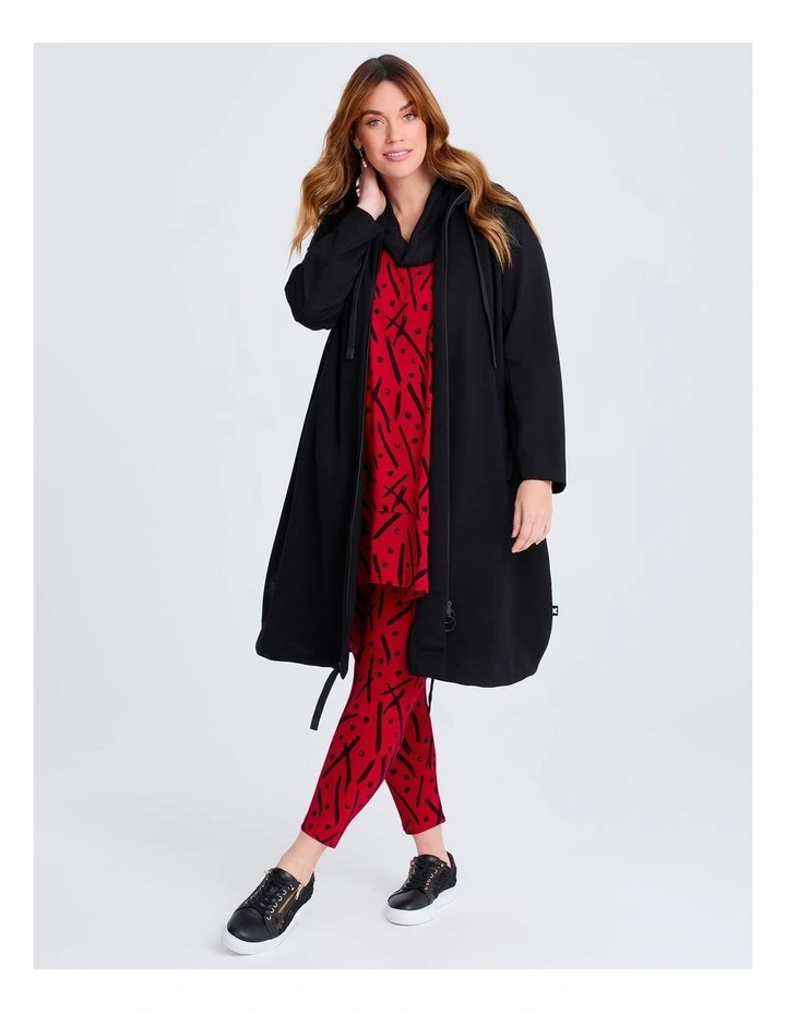 Natural Willow Zip Cardigan Black image 4