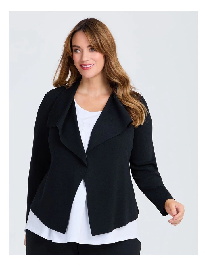 Urban Milano Natural Cardigan Black image 1