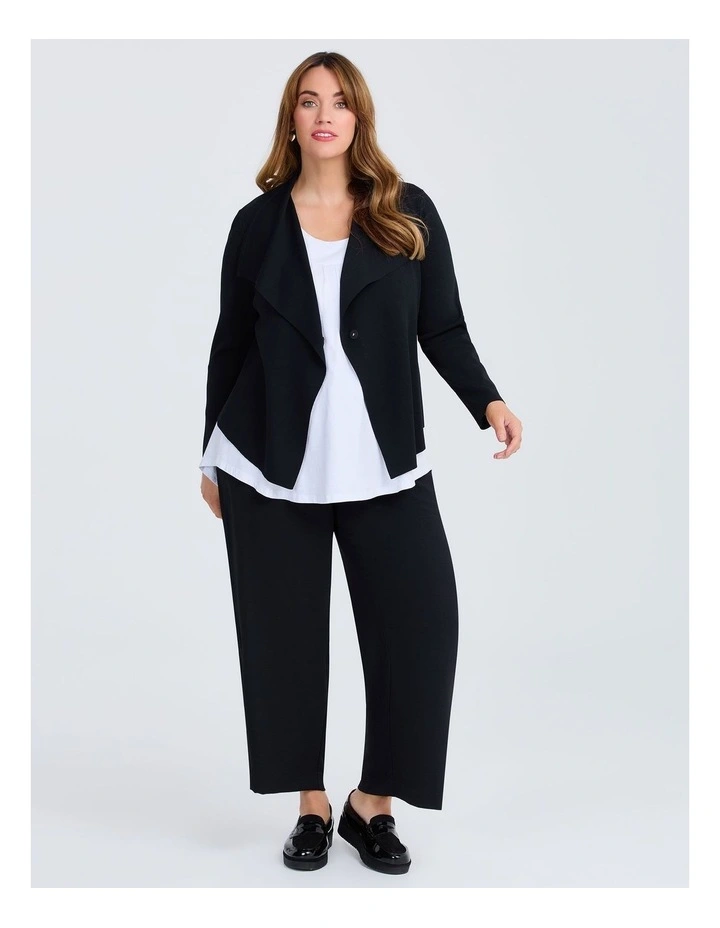 Urban Milano Natural Cardigan Black image 4
