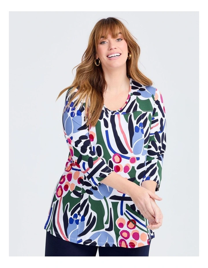 Natural Brittany Top Print image 3