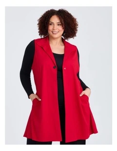 Ponte Off Duty Odette Vest Red