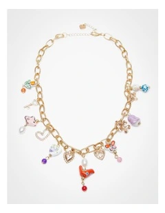 Charm Statement Necklace in Multi
