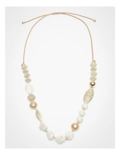 Bead Necklace in Natural
