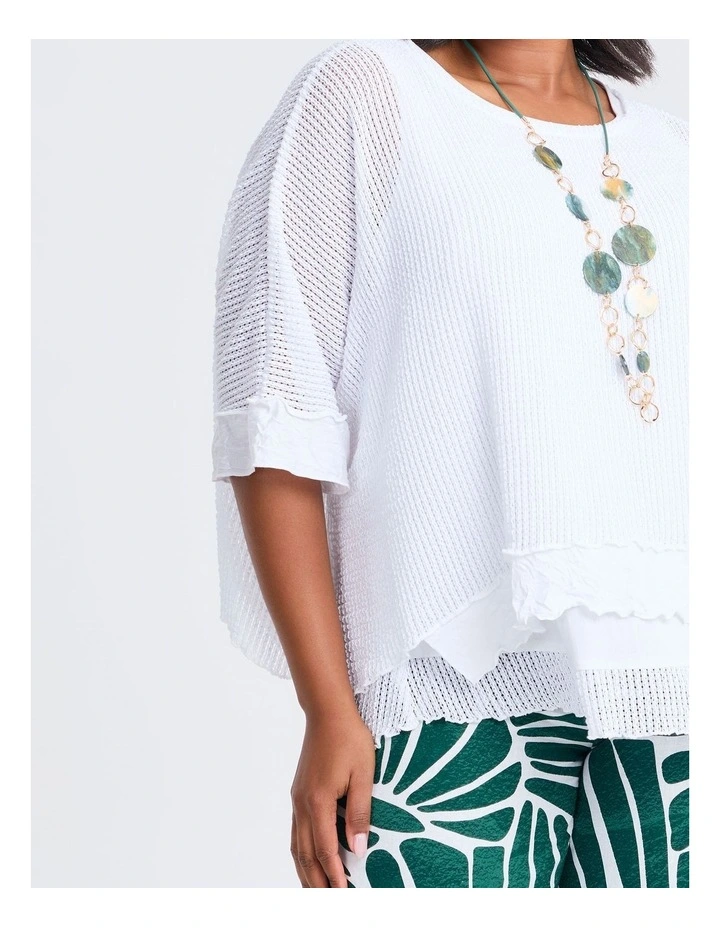 Olivia Layering Overtop in White image 3