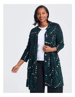 Natural Harpa Duster in Multi