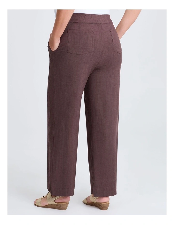 Natural Kaia Wide Leg Pant Espresso image 2