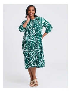 Linen Blend Trinity Shirt in Print